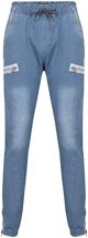 Leg Men's Pants Plus-Size Street Pure Colour Jeans with Zipper Pocket Jean Trouser Solid Fashion Jeans Men Straight