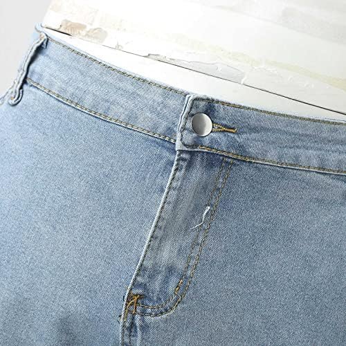 Male Casual Fashion Plus Size Middle Waist Denim Long Pants Mens Straight Jeans Men Stretch Jeans Jeans Men Straight