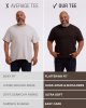 3 Pack, Men's Short Sleeve Crew Neck T-Shirt, S - 4XL