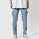 Male Casual Fashion Plus Size Middle Waist Denim Long Pants Mens Straight Jeans Men Stretch Jeans Jeans Men Straight